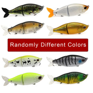 2/5pcs of Random Hard Plastic Floating Fishing Lure Glider Bait Swimbait Style Sunfish Fishing Gear Lures