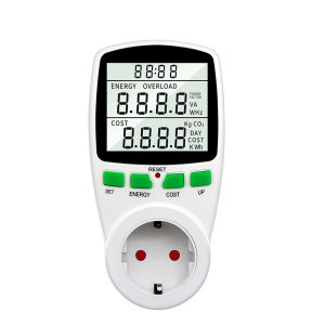 juan juan | Digital Wattmeter LCD Power Meter Energy Meter Analyzer Wattage Meter Electricity Kwh EU US UK AU French Measuring Outlet