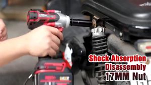 Impact Wrench Tool Cordless Torsi besar Mesin Bor Baterai Cordless Electric Wrench impact full set