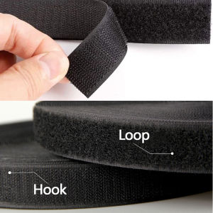 Heavy-Duty Sew On Hook and Loop Tape | Professional Non-Adhesive Nylon Hook & Loop | 20mm 50mm for Apparel Gear Crafts |1-10M