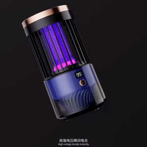 SG【ReadyStock】Electric Shock Mosquito Killer With Night Light Feature 335-395NM Optimal Wavelength Electric Shock Mosquito Killer Imitate Blood Body Temperature Breathing Attract 720° Lure Physical Kill Health Safety Large Coverage Area