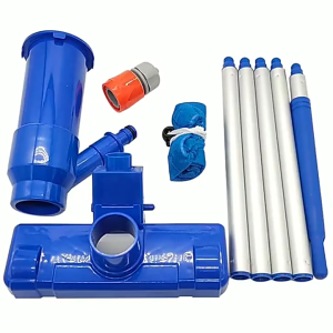 High-Quality Portable Pool Vacuum Cleaner with Adjustable 5-Section Pole and Mesh Bag for Spas and Ponds