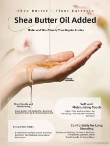 ZHIHAOEN | Sweat Absorption Breathable Slip-resistant Shoe Insoles