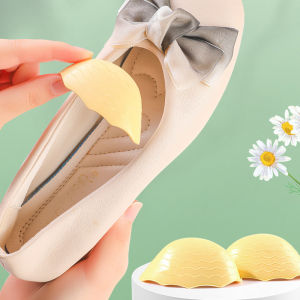 Fairy Castle ฟองน้ำหุ้มหัวรองเท้าแผ่นโฟม Aksesoris Sepatu โฟมครึ่งแผ่นรองรับความเจ็บปวดสามารถปรับ Relief อาการเจ็บได้