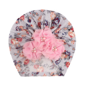 8 Colors Lovely Flower Baby Hat Cute Solid Color Baby Girls Boys Hat Turban Soft Newborn Infant Cap Beanies Head Wraps