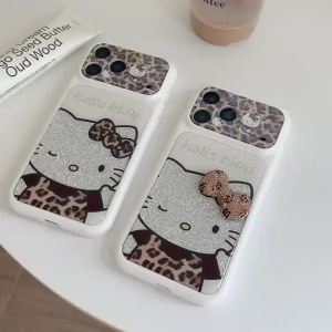 Sanrio | Ốp Điện Thoại Hoạt Hình Dễ Thương Hello Kitty Phong Cách Y2K Dành Cho iPhone 17 Pro Max 17 Pro 16 Pro Max 17 16 15 Pro Max Chất Liệu Nhựa Chống Xước