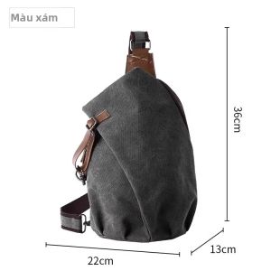MOYYI | Túi Vải Canvas Phong Cách Retro Thông Dụng