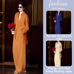 NUANPING | Bộ Trang Phục Thoáng Mát Màu Hồng Giúp Trẻ Hóa