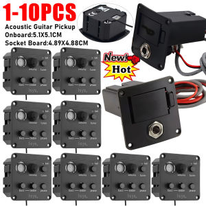 1-10PC Acoustic Guitar Pickup Classic Acoustic Guitar EQ Tuner Piezo Pickup EQ Equalizer Onboard Preamp System For Fishman ISYS+