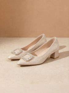 Josiny | Pointed Toe Bridal Pump