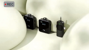 live-3 in 1 ไมโครโฟนไร้สายลดเสียงรบกวน Fur Ball เหมาะสําหรับโทรศัพท์มือถือแท็บเล็ตพีซี Lavalier ไมโครโฟนขนาดเล็ก F11-3N1-2