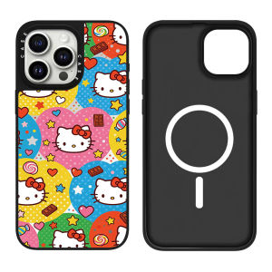 Sanrio | Cute Cartoon Sanrio Hello Kitty Magnetic Wireless Charge Phone Case For iphone 17 16 15 14 13 12 Pro Max Luxury Shockproof Cover