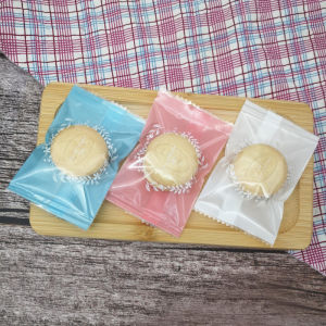 Cookie Candy Hot Seal Bags 4 Colors Hand Made Soap Package Small Cranberry Machine Sealed Bag Wedding & Engagement 100pcs