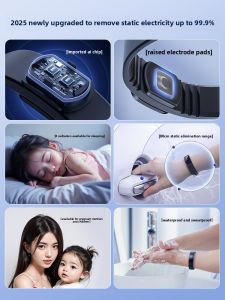 Anti-Static Bracelet Smart Wireless Discharger for Men And Women Static Electricity Release Device Car Electronic Accessories