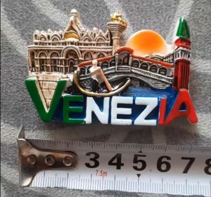 Nam châm hít tủ lạnh lưu niệm Thành phố của những kênh đào VENEZIA 3D siêu đẹp