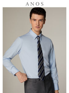 ANOS | Wrinkle-Resistant Fitted Natural Bamboo Fiber Mens Shirt