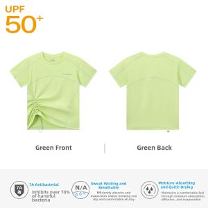 JNXS | Quick Drying Sun Protection 7A Antibacterial Casual Womens Tshirt