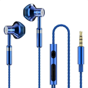 Headphone Kabel In-ear Asli untuk Ponsel 3.5mm/tipe-c Earbud Olahraga dengan Bass Earphone Telepon Kabel Headset Stereo dengan Mikrofon Earphone Olahraga Musik