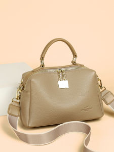 Kangaroo Skin Womens Bag 2025 New Fashion Versatile Single Shoulder Crossbody Bag High-End Small Square Commuter Handbag