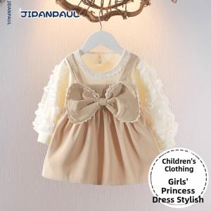 Fashionable Fall Princess Dress for Girls
