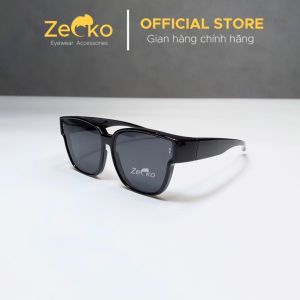 Kính mát nam nữ kết hợp kính cận Zecko SGP21 tròng kính phân cực siêu nhẹ chống chói và tia UV