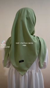 BISA COD JILBAB SEGIEMPAT VOAL PREMIUM TERBARU BY CLARISSA HIJAB