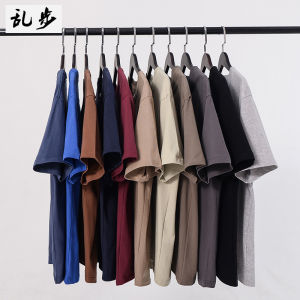 Áo Thun Cotton Tay Ngắn Mùa Hè Cỡ Lớn Rampo Dáng Rộng Cổ Tròn Màu Trơn Thoải Mái Đa Năng Cho Nam