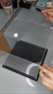 Funtory พร้อมส่ง ตู้โชว์ เลโก้ปราสาทดิสนีย์ รูปแบบ 43222 The Disney Castle ฝาครอบกันฝุ่น ประกอบเอง (ชุด) ไม่ใช้กาว