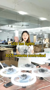 Inverter Ceiling Fan With Led Light Modern Ceiling Lights Fan For Living Room 12 inch Electric Fan Heavy Duty