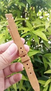 Tali Jam Tangan Wanita Kulit Sapi Selapis Warna Tan Garansi 1 Tahun