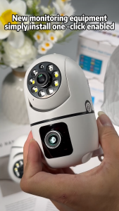 [BUY 1 TAKE 1] V380 Pro CCTV Camera Dual Lens HD Wifi Connect Cellphone 8MP 360 Automatic Tracking Night Vison With Two Way Audio and Speaker Smart IP Security Alarm IP Camera