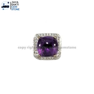 Natural Batu Permata Amethyst Kecubung Kalimantan KK03