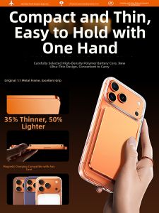 AOLUNDI | Airline-Approved Fast-Charging Portable Charger for Apple 17