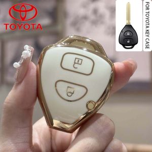 toyota car folding key case for vigo innova altis camry car key chain