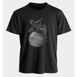 2025 Star Wars Peripheral Print Mens and Womens Crew Neck T-shirt American Summer Sports Loose and Comfortable Short Sleeves