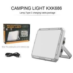Đèn LED Cắm Trại Sạc Lại Được Công Suất Cao Chống Nước Di Động Đèn Tìm Kiếm Ngoài Trời Khẩn Cấp Với Đế Từ Tính