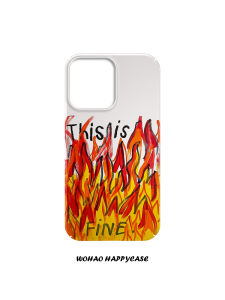 Full Protection Hand-Drawn Artistic Shell for  15 14pro 13 Simplistic 12 Huawei Mate60pro Xiaomi 14 Anti-Fall Durable Case