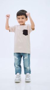 Otsky Kaos Anak Pocket CB Cotton Combed 30s Fashion