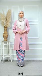 KEBAYA KOTA BHARU 8.0 MUSLIMAH | KEBAYA LABUH | KEBAYA IRONLESS PLUS SIZE (NURSING) (TAK PERLU GOSOK)*LOOSE CUTTING
