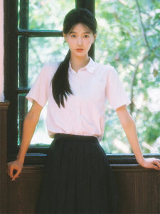 Winter Private College JK Uniform Set White Collar Short Sleeve Shirt Basic Style Japanese School Uniform Womens Fashion