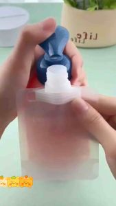 30ml/50ml/100ml Travel Bag Fluid Makeup Pouch for Toiletry Lotion Shampoo Squeeze Pouch