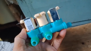 DC62-00266E NEW ORIGINAL SAMSUNG WASHING MACHINE WATER INLET VALVE BLUE / COIL