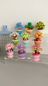 CLC Forest Spirit Building Blocks Flower Tree Nano Bricks Plant Decoration Cute Assemble Toy DIY Kid