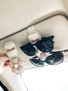 Automotive Sun Louver Car Glasses Clip Card Bill Storage Clip Car Dual-Purpose Sunglasses Car Hanging Glasses Case Frame