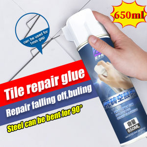 With needle design🔥LJL Floor Tile Adhesive Repair Glue 650ml The needle tube design can go deep into the gap to repair loose floor tiles and empty drum bags Waterproof Tile adhesive glue tiles grout sealant tile adhesive strong adhesive