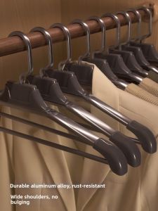 YOULEJU | Wide Shoulder Large Size Aluminum Alloy Clothes Hanger
