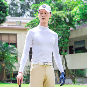 TTYGJ | Golf Mens Ice Silk Sun Protection Quick Dry Long Sleeve T-Shirt
