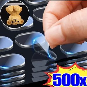 Polocat 500/40ชิ้นเทปกาวด้านแข็งแรงสองเท่ากล่องทึบของเล่นสติกเกอร์แผ่นแปะเท้ากาวไร้ร่องรอยโปร่งใสสำหรับติดกาวงานฝีมือตุ๊กตาแนวนอน