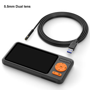 5 IPS Screen Endoscope Camera HD1080P Single Dual Triple HD1920P 5.0MP Autofocus Lens USB Pipe Inspection Borescope Take Photo