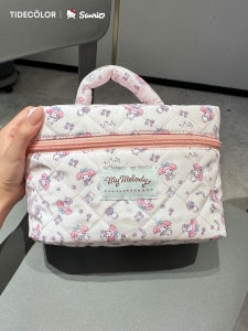 Tide color | Pink Portable Large Capacity Hand-held Toiletry Cosmetic Bag